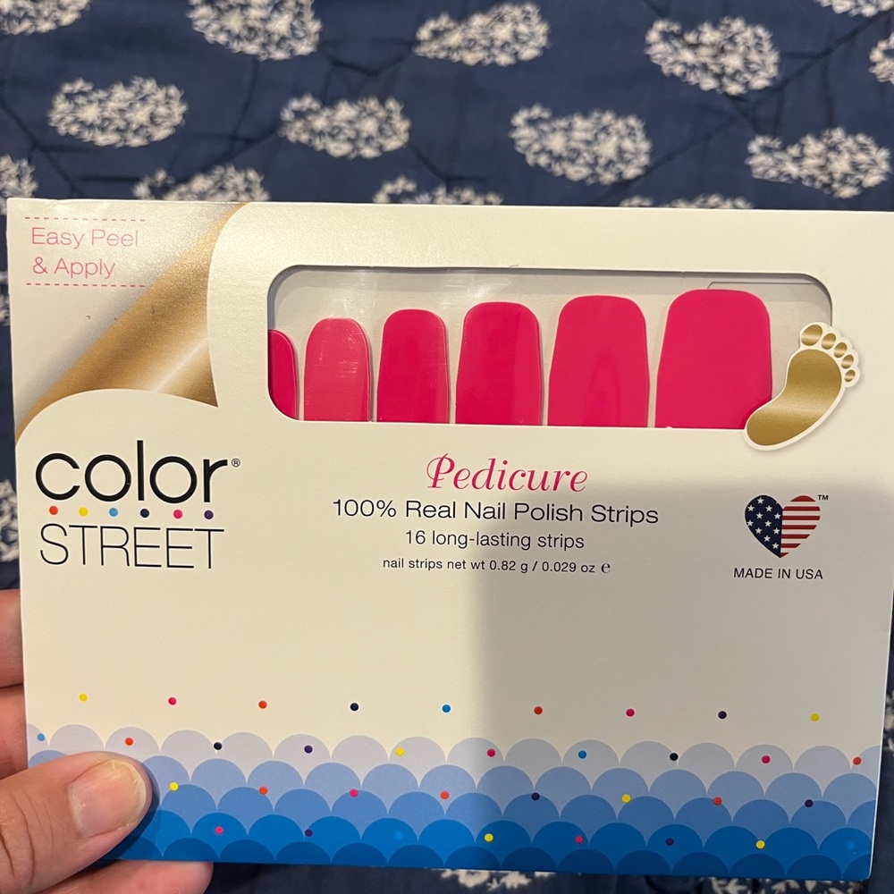 Color Street Seoul Sister Nail Polish pedicure Strips